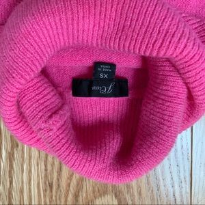 Jcrew bright pink turtleneck
